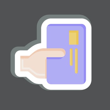 Icon Payment. related to Black Friday symbol. shopping. simple illustration vector