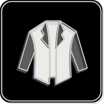 Icon Jacket. related to Black Friday symbol. shopping. simple illustration vector
