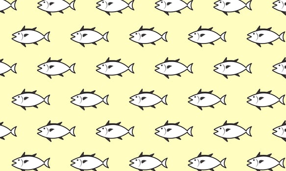 fish illustration background. flat style stock vector. vector