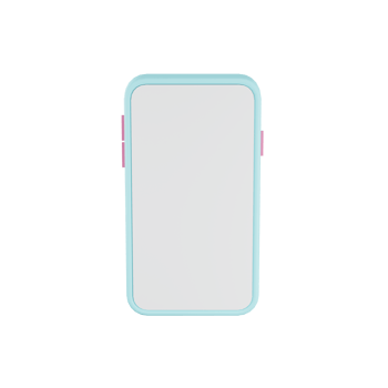3D smartphone with podium display . stand to show mobile device mockup. png