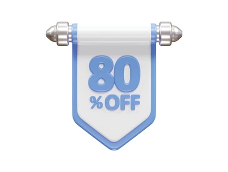 Discount sale vector element percent icon transparent  sale object
