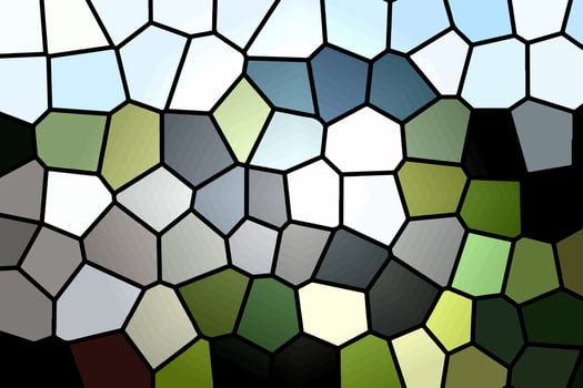 Stained Glass Vector Background