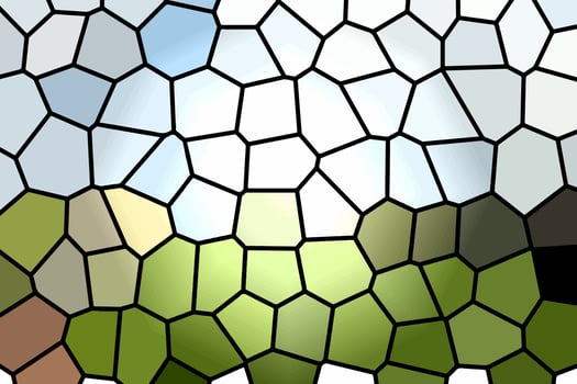 Stained Glass Vector Background