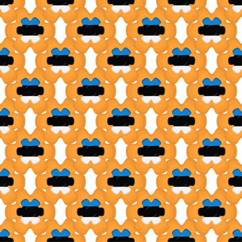 Pattern cookie with flag country Estonia in tasty biscuit png
