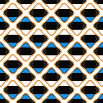 Pattern cookie with flag country Estonia in tasty biscuit png