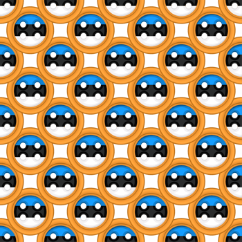 Pattern cookie with flag country Estonia in tasty biscuit png