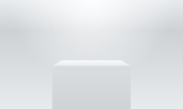 3d background products display podium. background vector 3d rendering with podium. stand to show cosmetic product on podium 3d. Stage showcase on pedestal display white background studio