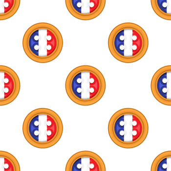 Pattern cookie with flag country France in tasty biscuit png