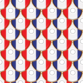 Pattern cookie with flag country France in tasty biscuit png