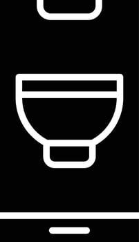 Mobile recipe Vector Icon Design Illustration