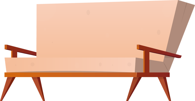 Cartoon sofa clip art png