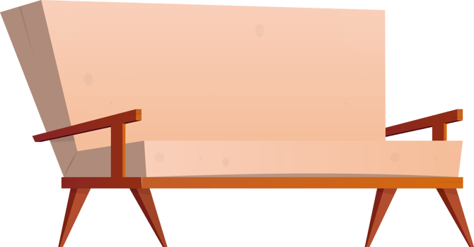 Cartoon sofa clip art png