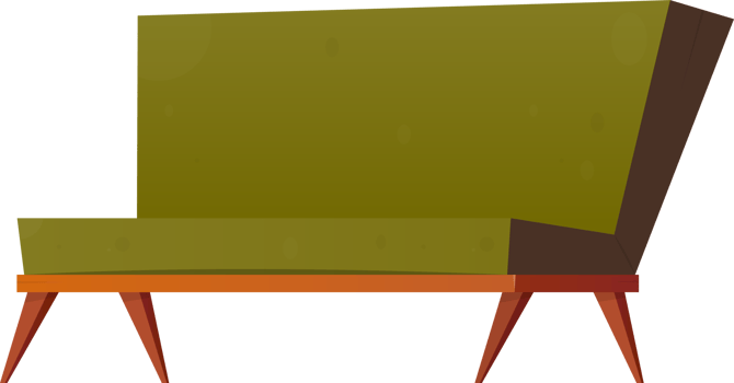 Cartoon sofa clip art png