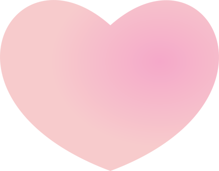 The heart pink love icon PNG