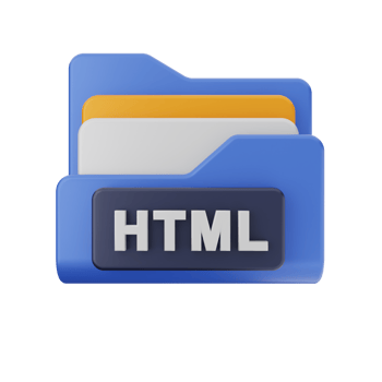3d folder file icon illustration png