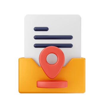 3d folder icon illustration render png