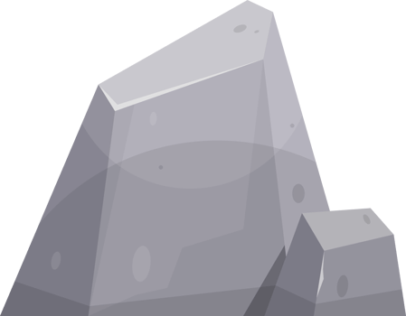 Cartoon mountain rock clip art png