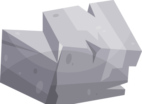 Cartoon mountain rock clip art png