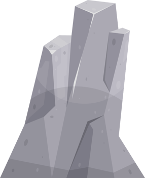 Cartoon mountain rock clip art png