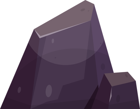Cartoon mountain rock clip art png