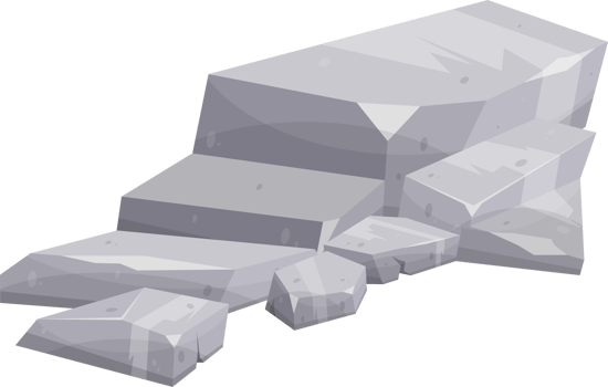 Cartoon mountain rock clip art png