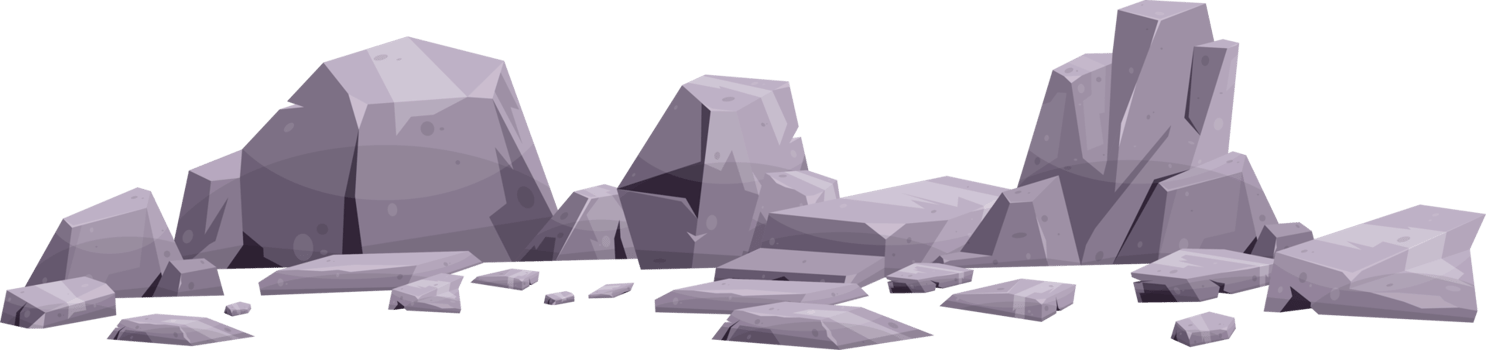 Cartoon mountain rock clip art png