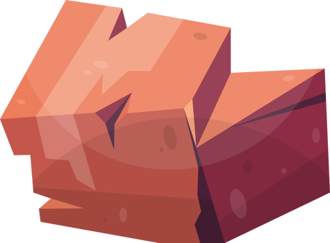 Cartoon mountain rock clip art png