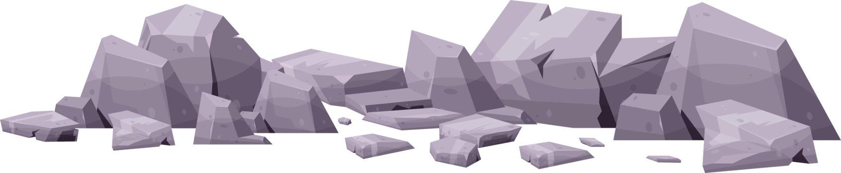 Cartoon mountain rock clip art png