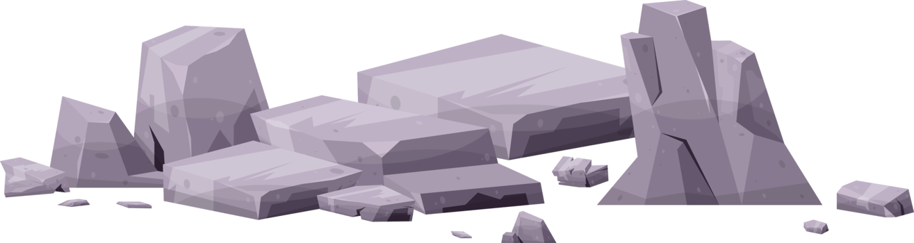 Cartoon mountain rock clip art png