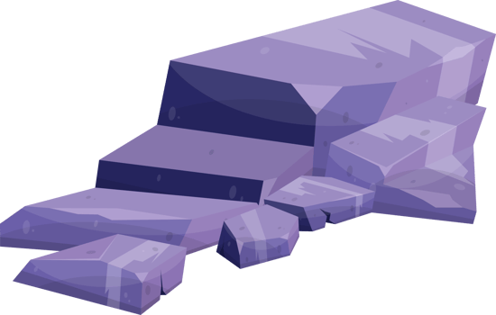 Cartoon mountain rock clip art png