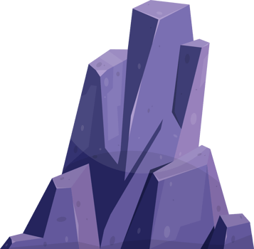 Cartoon mountain rock clip art png