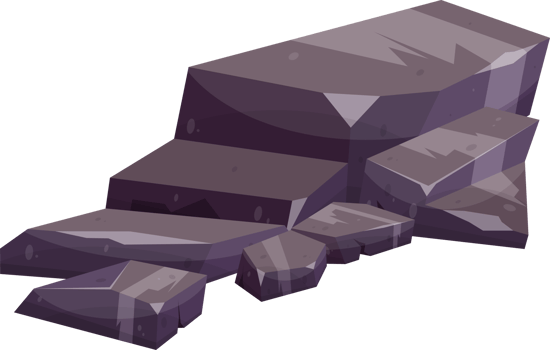 Cartoon mountain rock clip art png