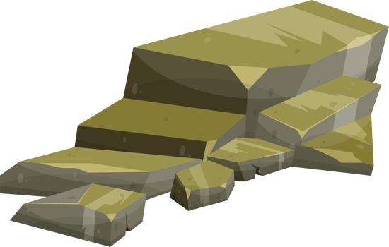 Cartoon mountain rock clip art png