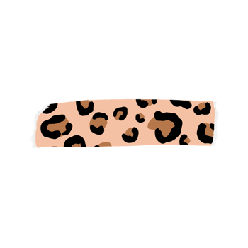 Leopard Print Ripped Paper png