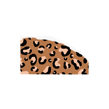 Brown Leopard Print Ripped Paper png