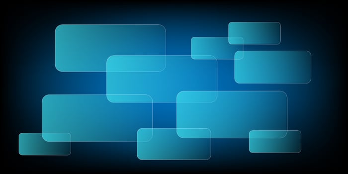 rectangle Electronic vector for technology and finance concept and education for future