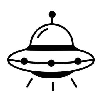 Trendy Ufo Toy vector