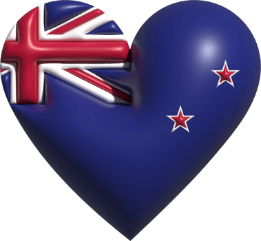 New Zealand flag heart 3D. png