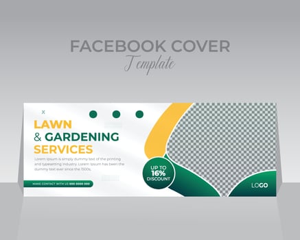 Facebook Cover Design Template vector