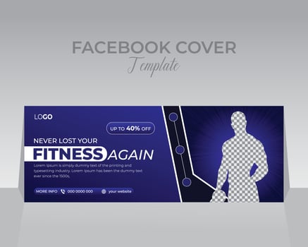 Facebook Cover Design Template vector