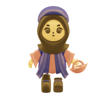 3d lowpoly character design png