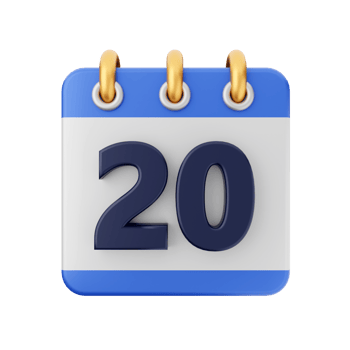 3d calendar icon illustration png