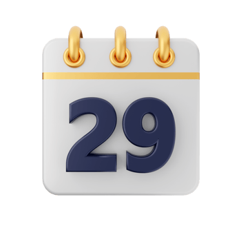 3d calendar icon illustration png