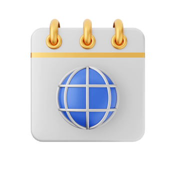 3d calendar icon illustration png