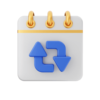 3d calendar icon illustration png