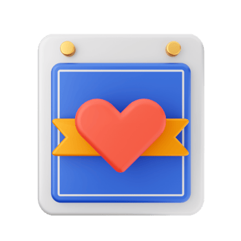 3d calendar icon illustration render png