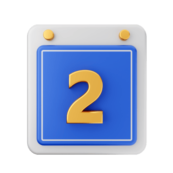 3d calendar icon illustration render png
