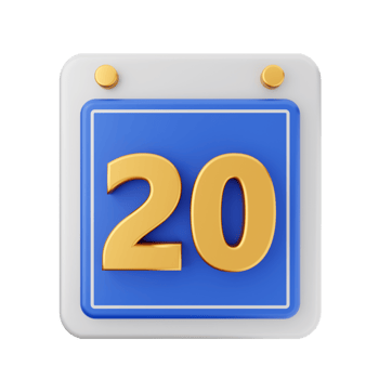 3d calendar icon illustration render png
