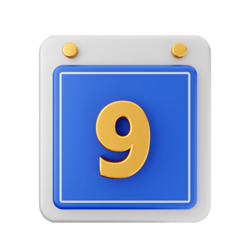 3d calendar icon illustration render png