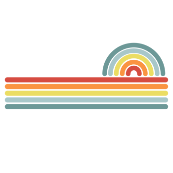 Stripes Retro Sunset png